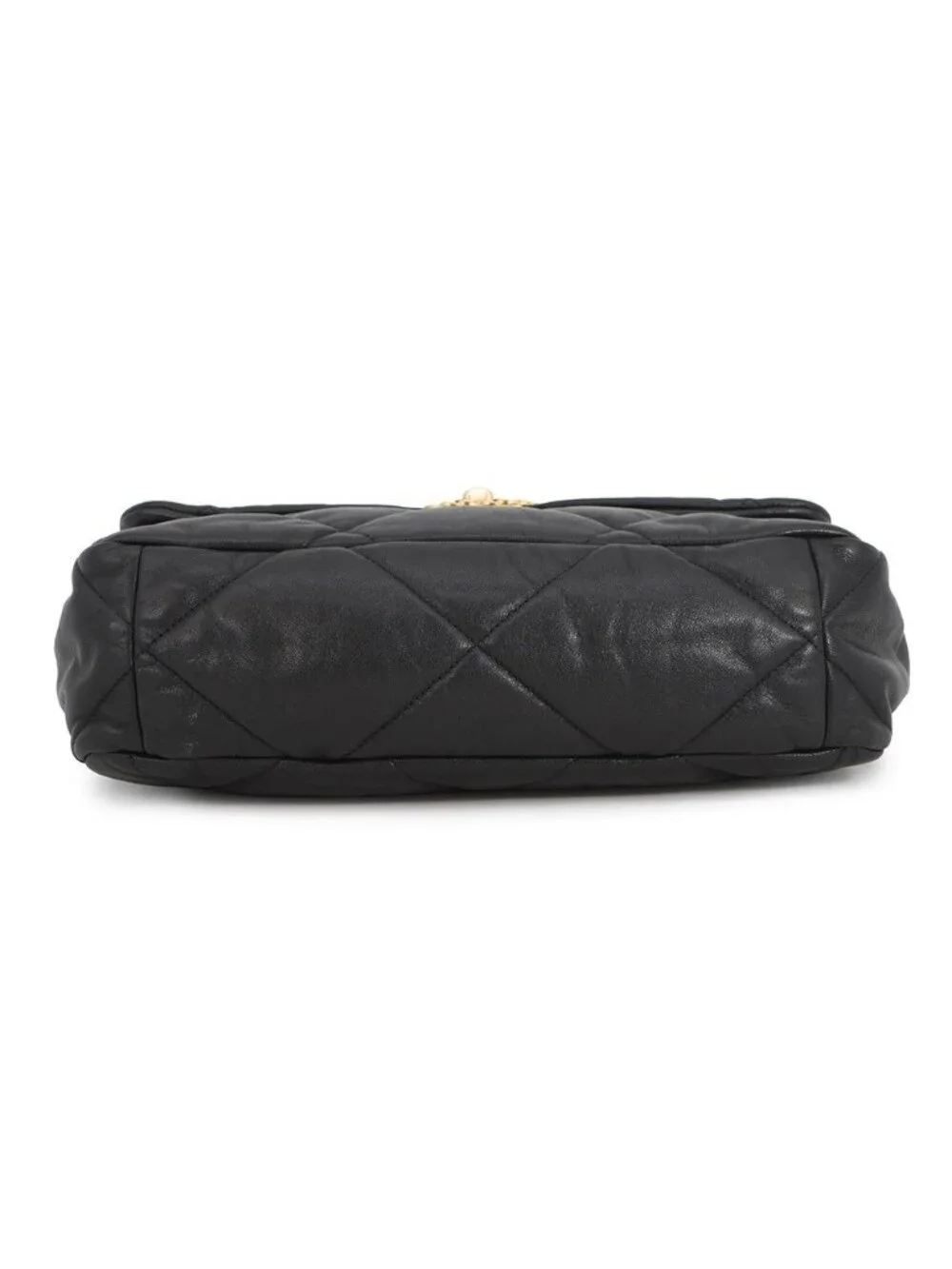 Chanel Chain Shoulder Bag 19 Large Lambskin 2-Way Black